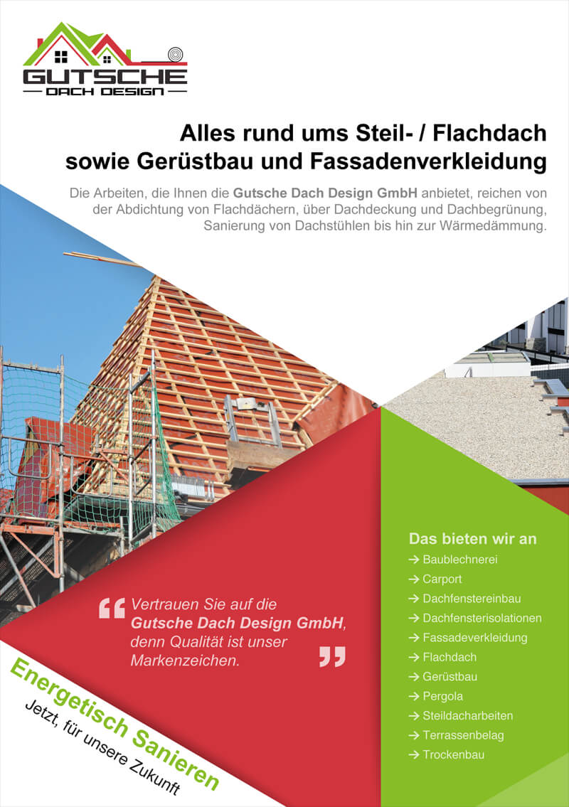 Flyer (Gutsche Dach Design GmbH)