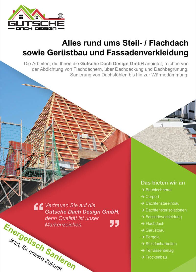 Flyer (Gutsche Dach Design GmbH)