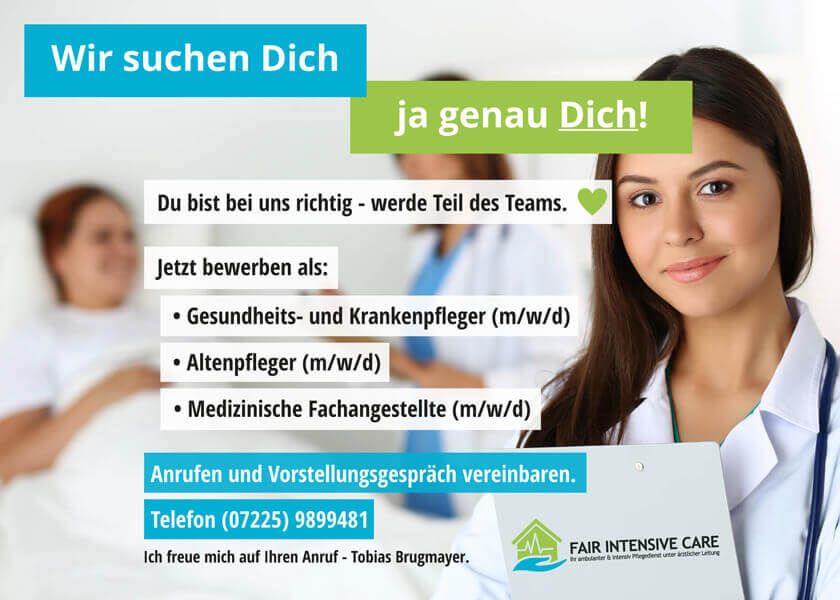 Anzeige (Fair Intensive Care GmbH)